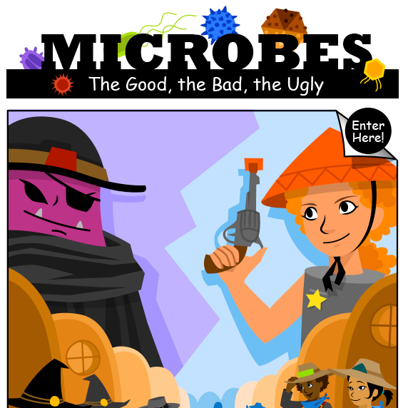 Microbes Comic Book