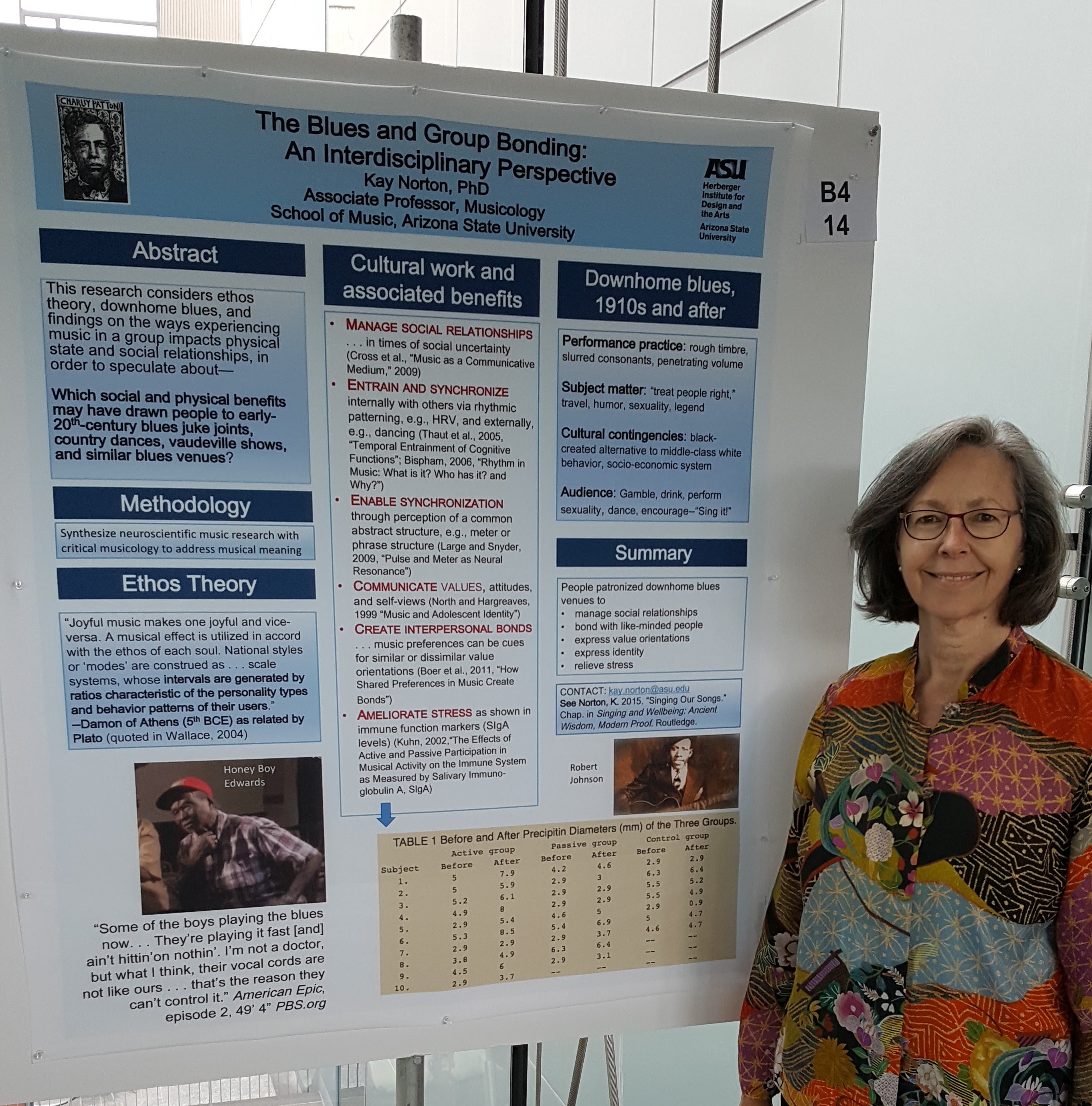 Norton's research poster at the Neurosciences and Music VI Conference, Boston, June 2017