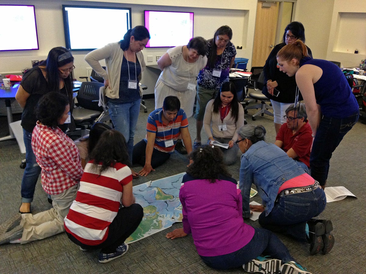 EarthScope professional-development workshop for Native American teachers at ASU.