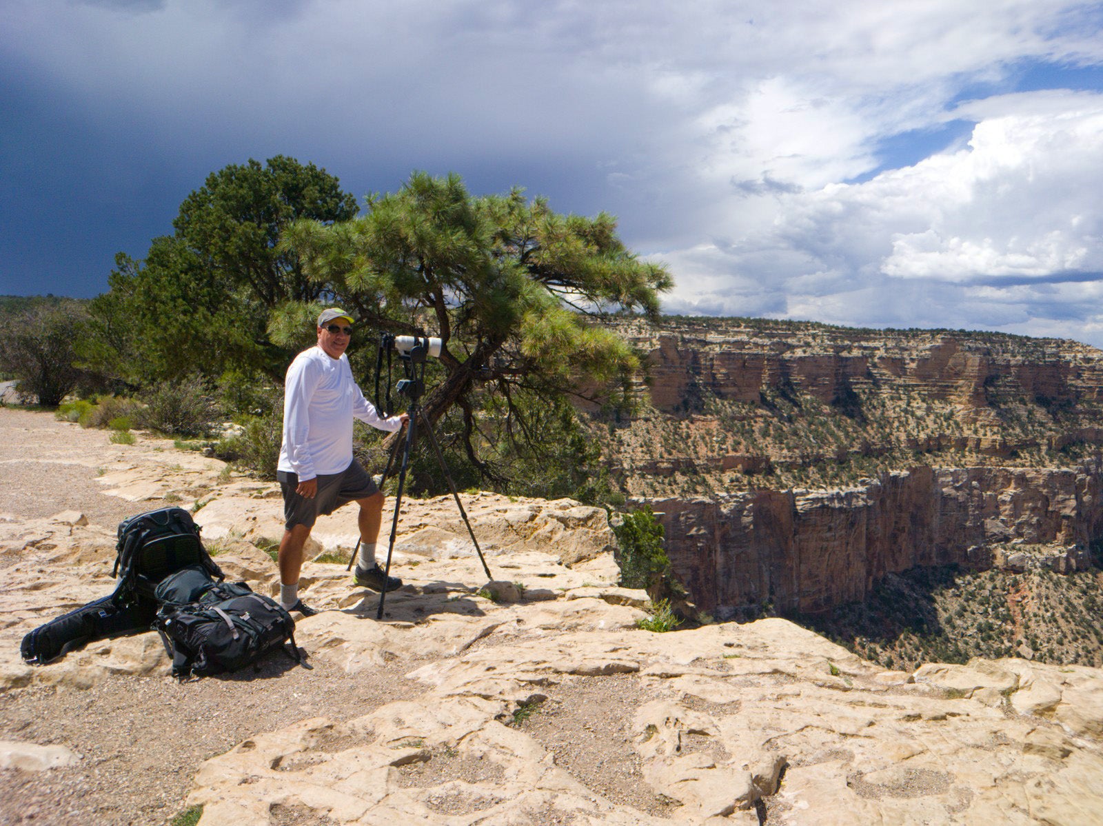 Shooting a VFT in Grand Canyon National Park.
