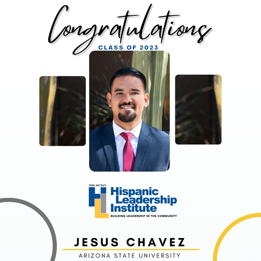 Hispanic Leadership Institute Congratulates Jesús Chávez as part of the 2023 cohort.