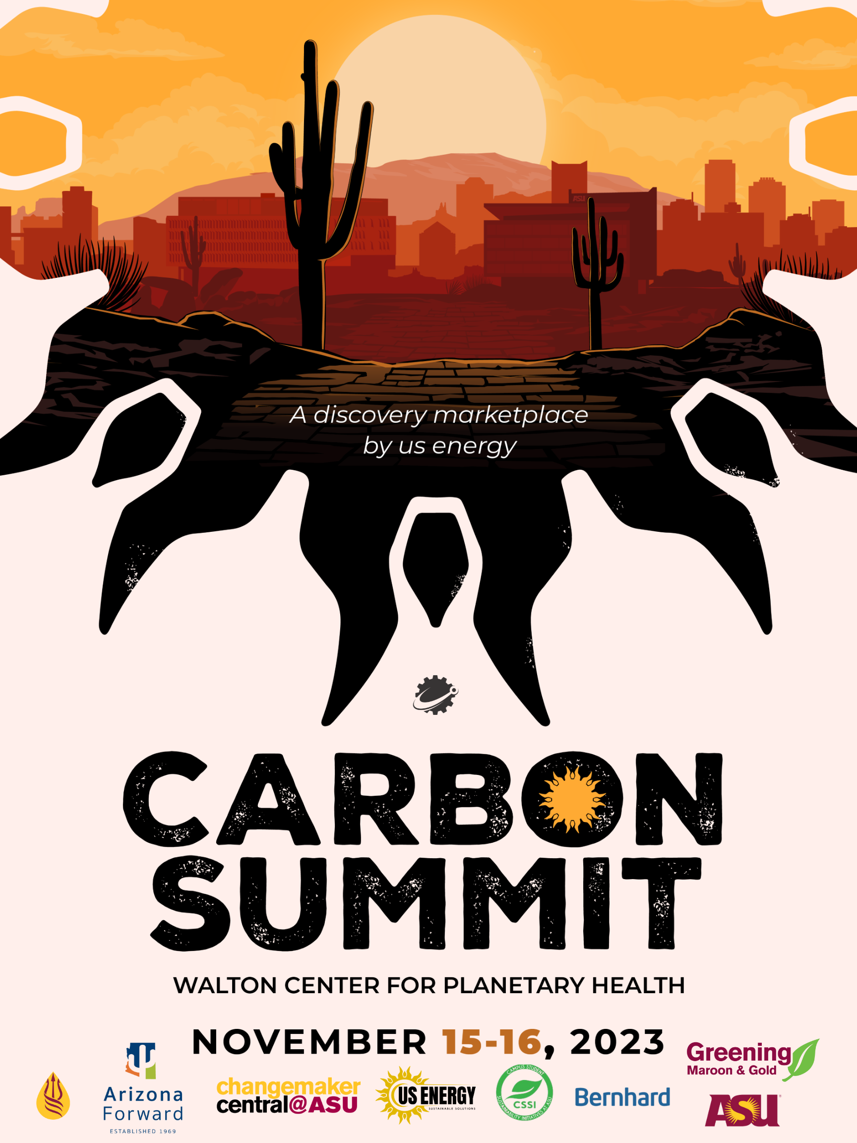 The Carbon Summit Poster - November 15th-16th - Walton Center for Planetary Health