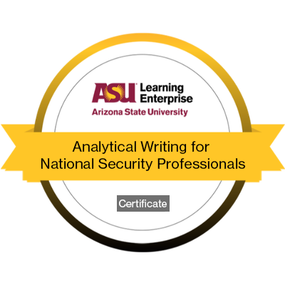 Analytical Writing for National Security Professionals