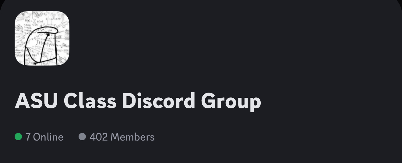 Created by myself and another student to assist and support all ASU Students. 