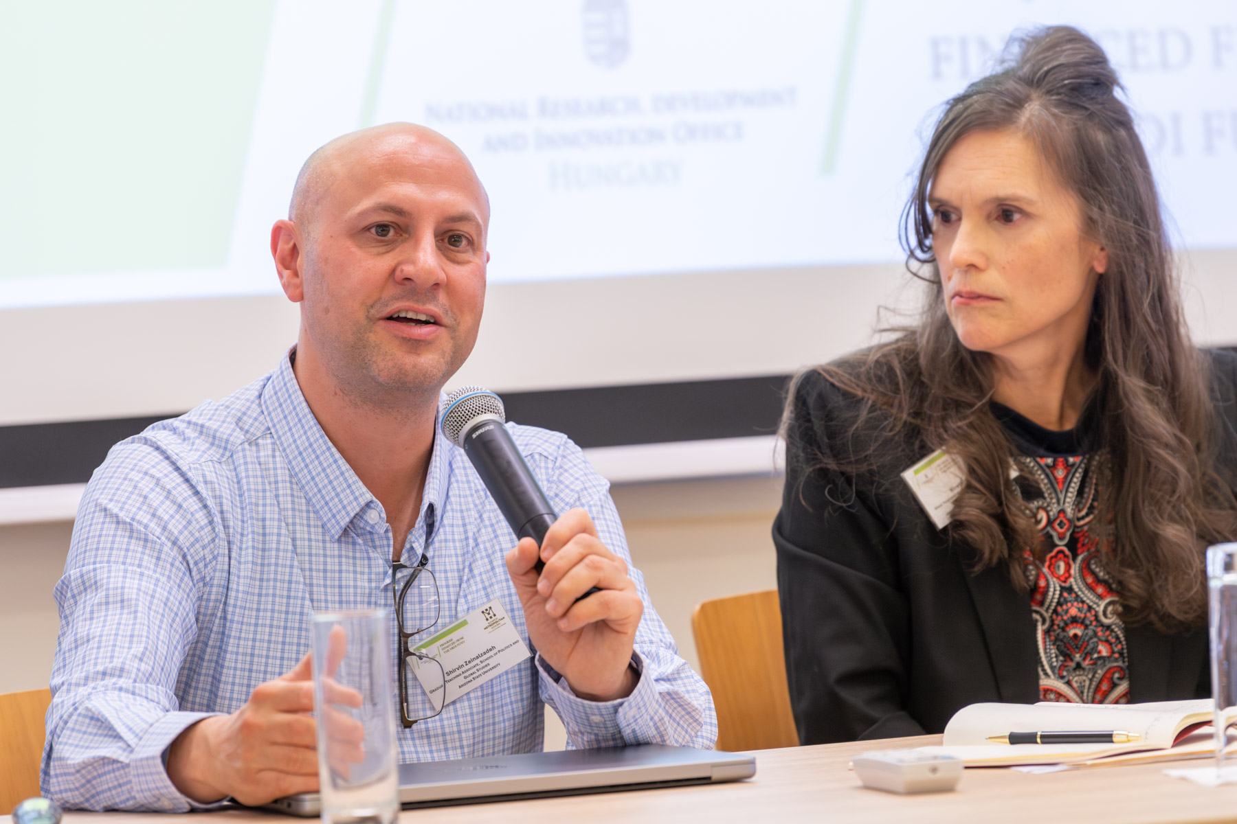 Presenting 'Tweets to Streets' at a conference in Budapest