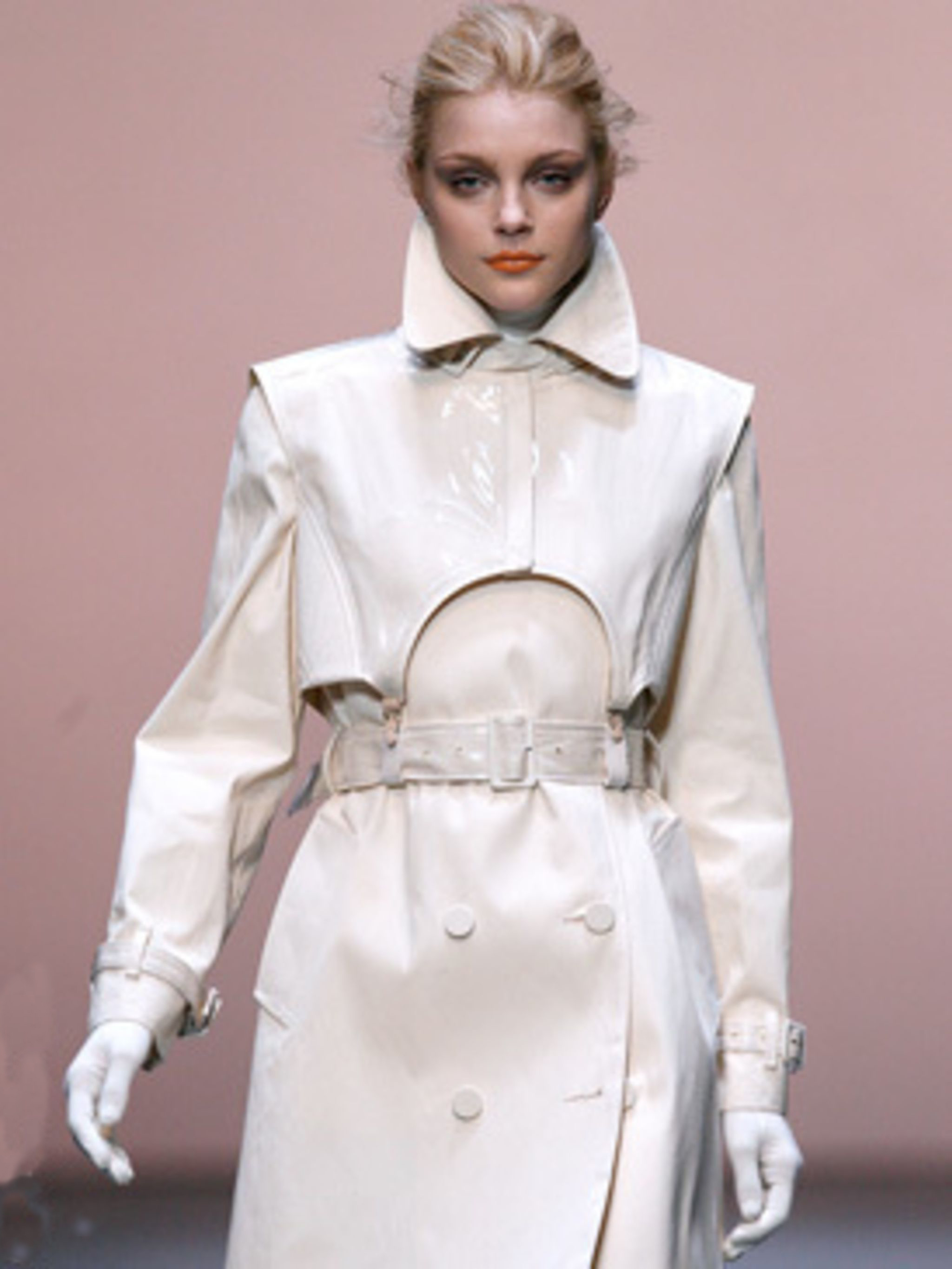 Runway images of Jo's work