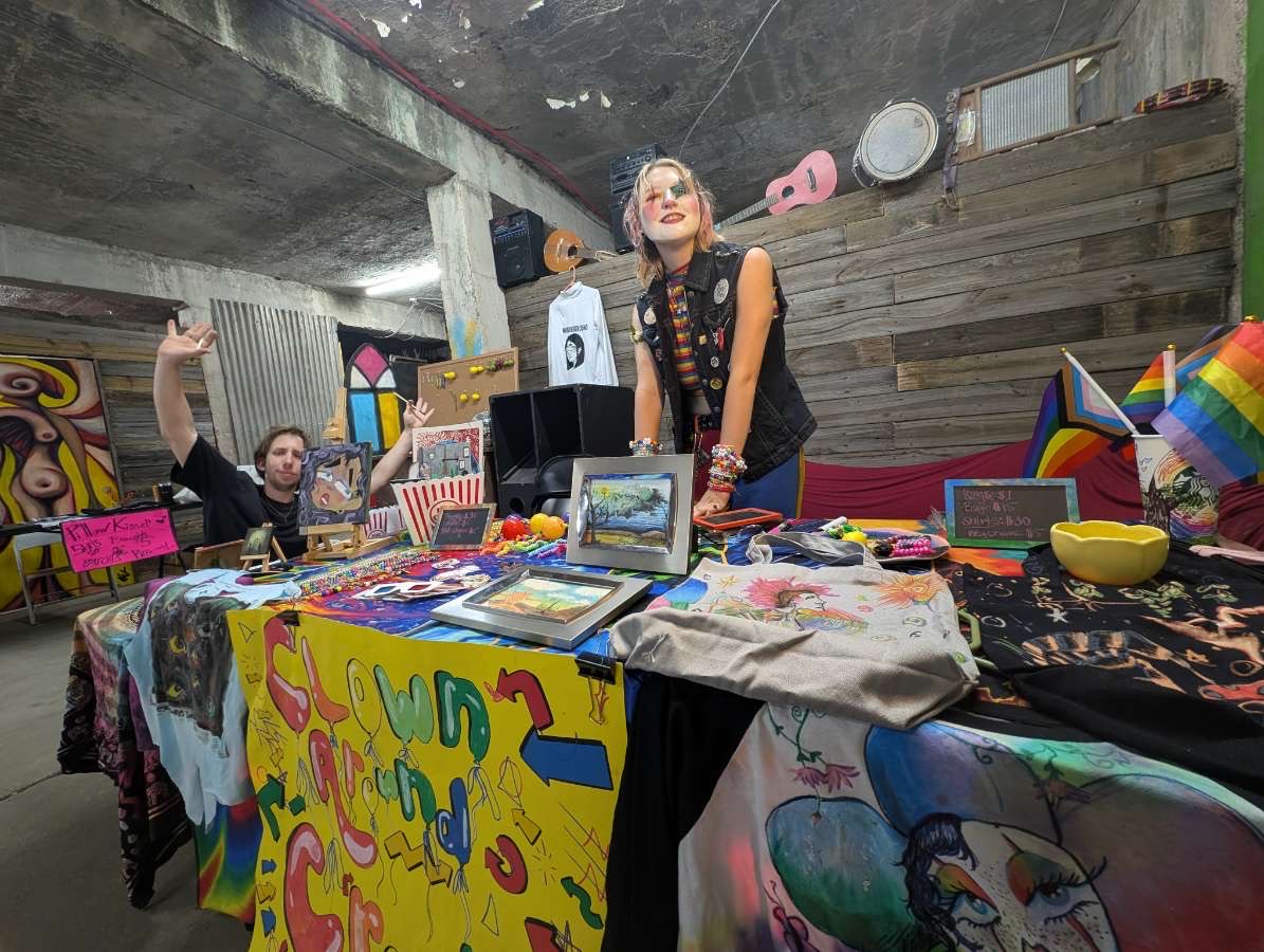 My first booth set up!